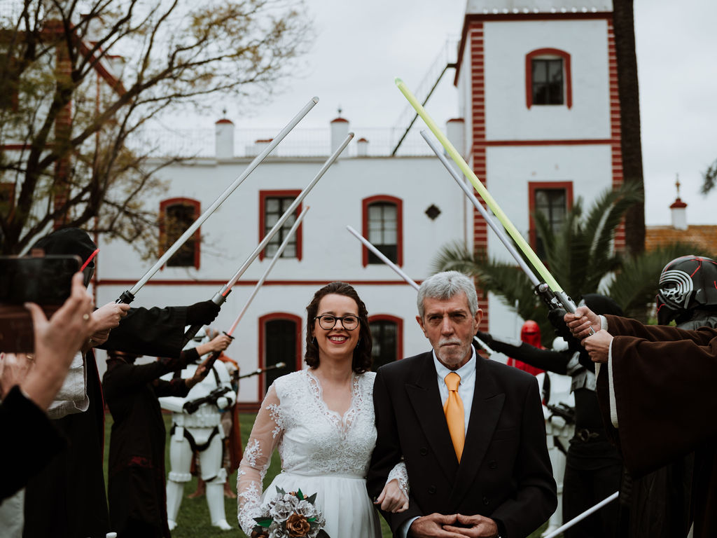 novia starwars organizadora suenos